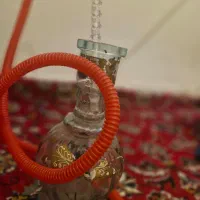 قلیان قلیون تنه چوبی