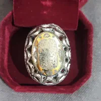 انگشتر نقره حدید صینی جنس نگین حدید صینی (اصل)