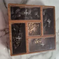 باکس چوبی جعبه پذیرایی تقسیم چوبی