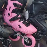اسکیت ۳چرخ صورتی