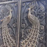 درب حیاط و باغی وگاراژی .مدل طاووس