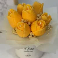 شمع باکس گل رز