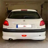 پژو ۲۰۶ مدل ۸۸ عتیقه لاکاغذی بدون نقطه سفارشی