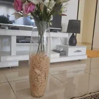 گل با گلدان