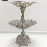 ظرف پایه دار برنجی قدیمی