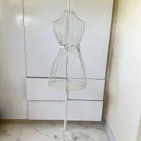 قاب آینه چوبی و چوب لباسی فلزی