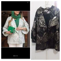 مانتوژاکاردمشکی طلایی