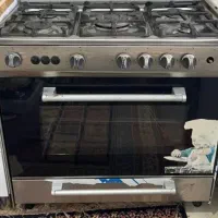 اجاق گاز تمام استیل فر دار