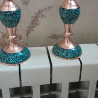 شمعدانی فیروزه کوبی جفت هست