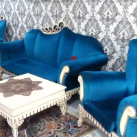 مبل ۷ نفره و آینه شمعدان