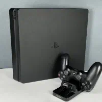 ps4 slim/دودسته با گارانتی فول بازی رایگان