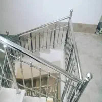نرده استیل و درب آلومینیوم