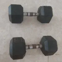 دمبل ۱۲.۵ کیلویی شش ضلعی دو عدد