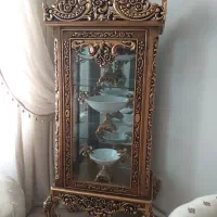 بوفه چوبی طلایی(مینی بوفه)