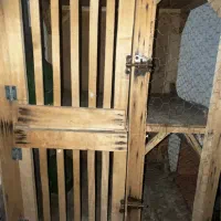 قفس چوبی دو طبقه