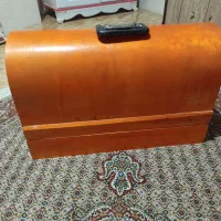 جعبه چوبی چرخ خیاطی