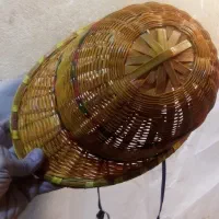 کلاه حصیری چوبی نو