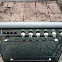 اجاق گاز فر دار پنج شعله وکامپیوتر رو میزی