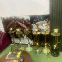 5 عدد قلیان کرنو اصلی تنه برنجی با لوازم کامل