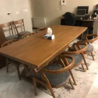 ناهارخوری ۶ نفره چوب راش در حد نو