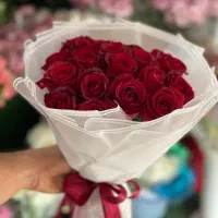 فروش رز هلندی ممتاز با تزئین رایگان
