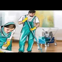 نظافتچی منزل ،آپارتمان وادارات