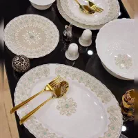 سرویس آرکوپال 30نفره153پارچه فیروزه سانا