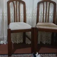 ۲ عدد صندلی چوب راش