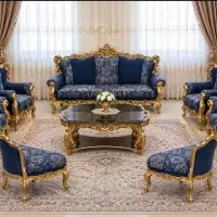 مبل سلطنتی مدل کلاسیک راش