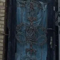درب آهنی دست دوم با چهارچوب