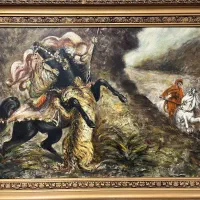 نقاشی استاد فرحات