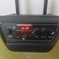 اسپیکر چمدانی میکروفن دار رقص نور‌..‌.خارجی