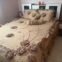 تخت دونفره کمد پاتختی میز آرایش