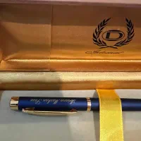 خودکار فلزی ELINAR آبی با جعبه لوکس هدیه