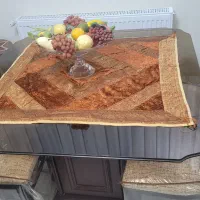 میز غذاخوری ۴ نفره جلومبلی عسلی