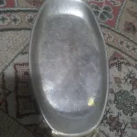 سینی برنجی قدیمی قلم کاری