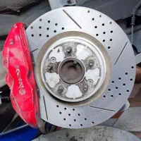 تراش و تابگیری روکار دیسک ترمز.(100% تضمینی