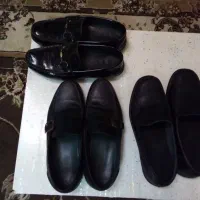 سه جفت کفش چرم درجه یک طبی