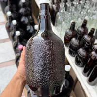 بطری شیشه‌ای ۴ لیتری طرح ترک