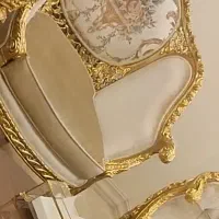 مبلمان استیل طلا کوب،سرویس کامل تخت