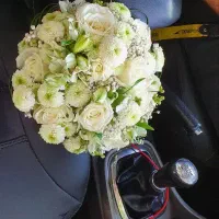 ماشین عروس و گل عروس