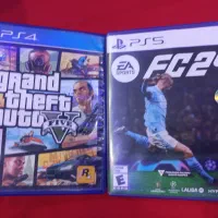 دیسک بازی پلی 5 FC24 و GTA V