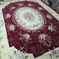 فرش لاکی کرم ۱۲متری