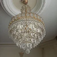 ۵ عدد لوستر برنز آب طلا