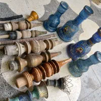 قیلیان نو به همراه کوزه و تنه قیلیون و نی بسیار نو