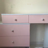 میز آرایش و آیینه و پاف