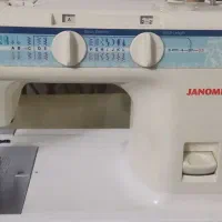 چرخ خیاطی ژانومه کم کارکرد در حد نو با ۴۰ مدل دوخت