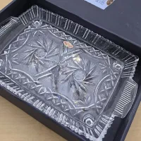 ظرف کریستال تراش دست برند Bohemia