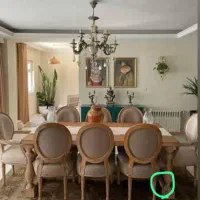 فروش مبلمان فرانسوی حصیری و میز ناهارخوری