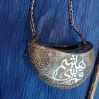 وسایل علم علامت نقره کوب فولاد تبرزین زنگ زورخانه